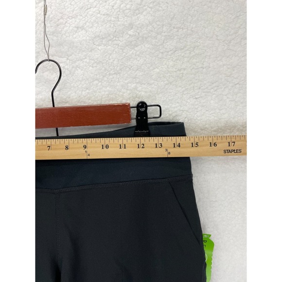 Lands’ End‎ Yoga Pants Women’s Size XS Petite Black Cropped Stretch Athletic NWT - Picture 3 of 10